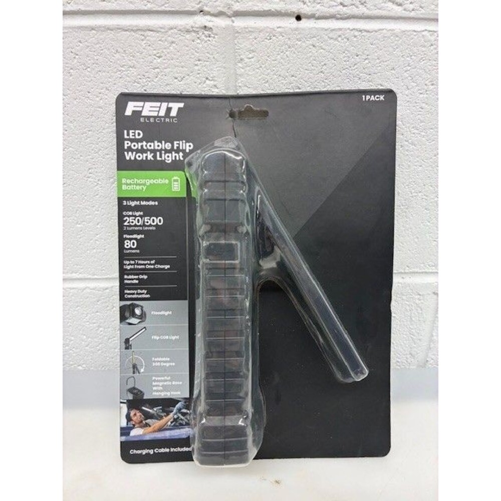 Feit Electric 80/500 lumens LED Rechargeable Handheld Work Light w/Magnet